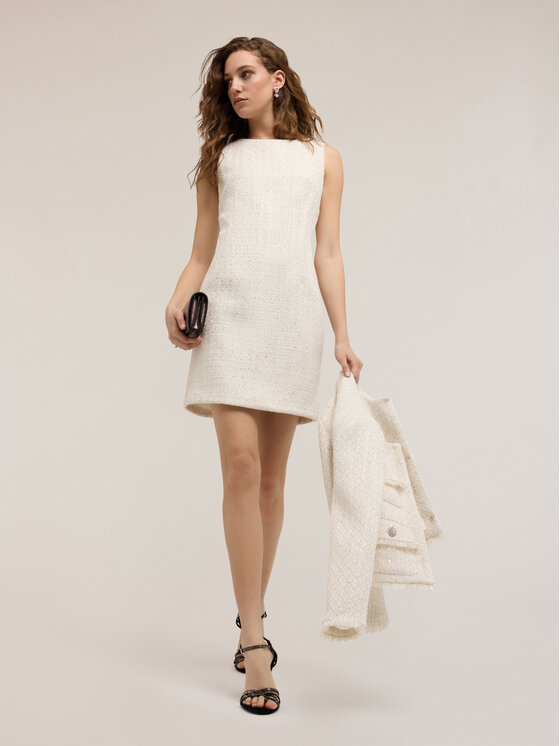 Motivi Motivi Vestito da giorno 7264Q003387N011 Bianco Regular Fit