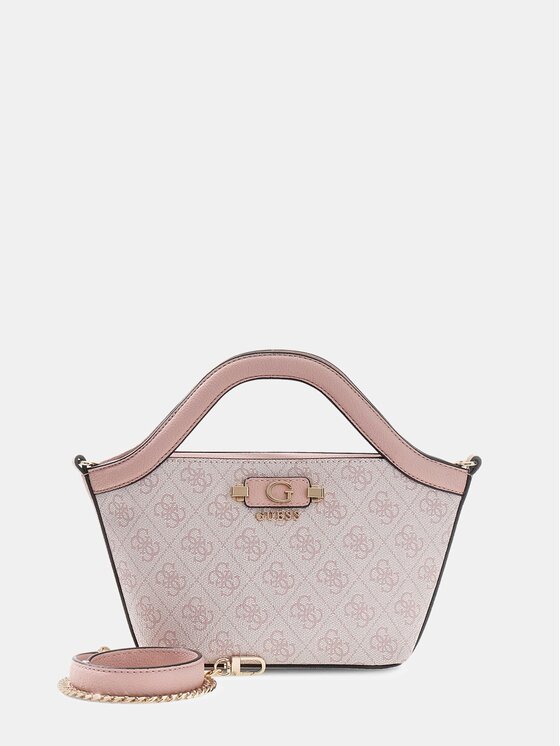 Guess Guess Дамска чанта Lindsey Mini HWSG97 49750 Светлорозов