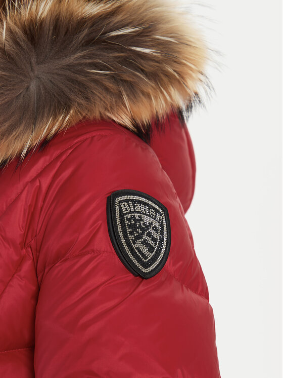 Blauer Blauer Pehelykabát 24WBLDC03051 Piros Regular Fit