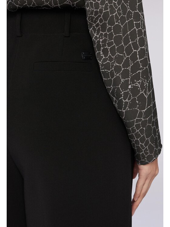 Trussardi Trussardi Pantaloni di tessuto P232A002303N033 Nero Over Fit