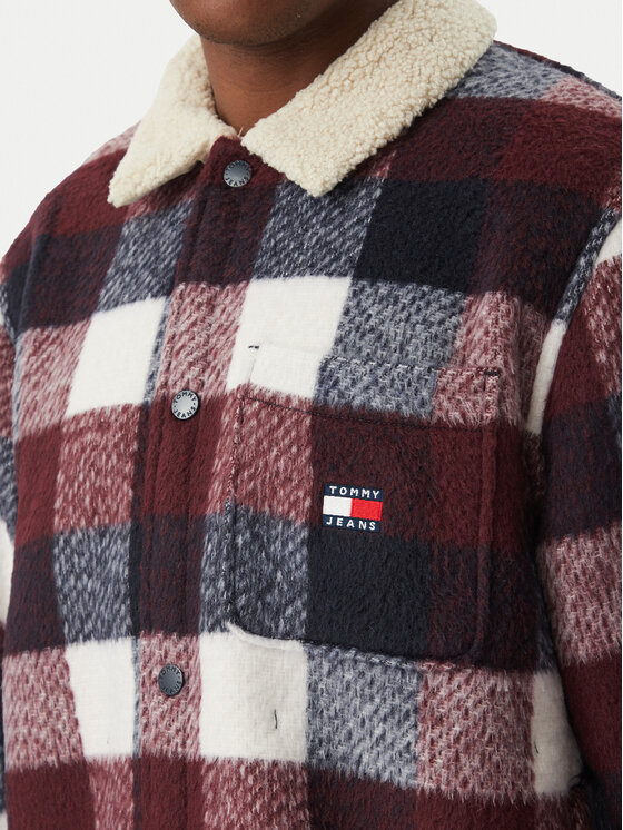 Tommy Jeans Tommy Jeans Kurtka koszulowa Shacket DM0DM23523 Kolorowy Relaxed Fit