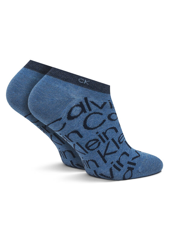 Calvin Klein Calvin Klein 3 vīriešu zemo zeķu pāru komplekts 701218714 Daudzkrāsains