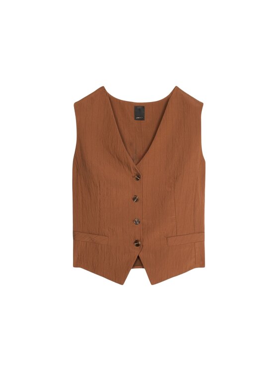 Oltre Oltre Gilet L030R000041N022 Marrone Regular Fit