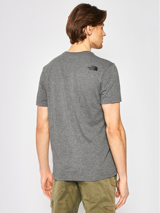 The North Face The North Face T-Shirt Simple Dome Tee NF0A2TX5 Szary Regular Fit