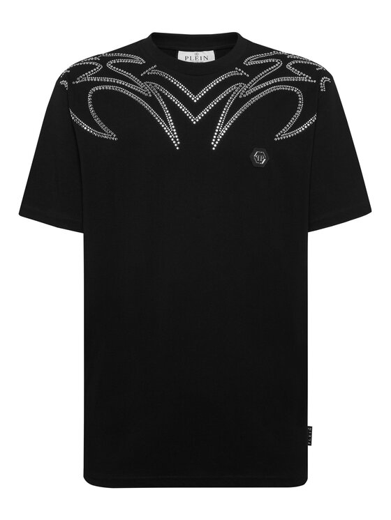 PHILIPP PLEIN PHILIPP PLEIN T-Shirt 26245 Czarny Regular Fit