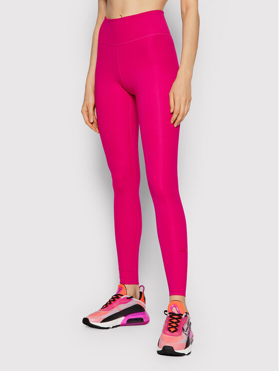 Nike Leggings One Luxe AT3098 Rosa Tight Fit • Modivo.it