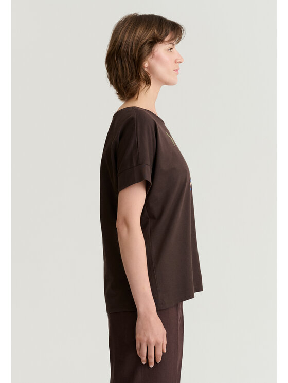 TATUUM TATUUM T-Shirt MONKI Brązowy Classic Fit
