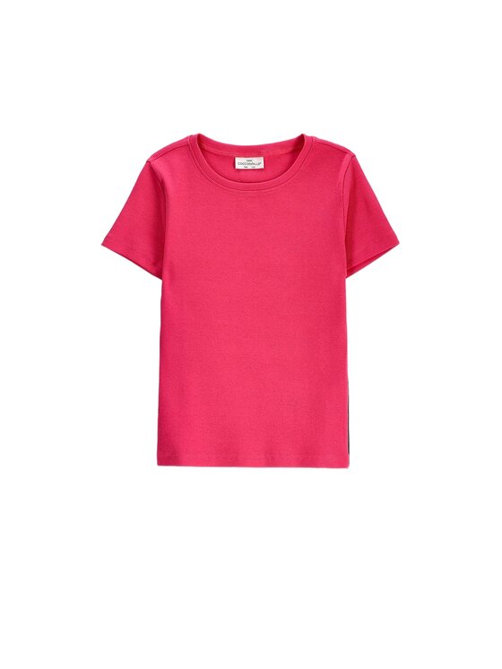 Coccodrillo Coccodrillo T-Shirt ZC6143204SGJ-029 Różowy Regular Fit