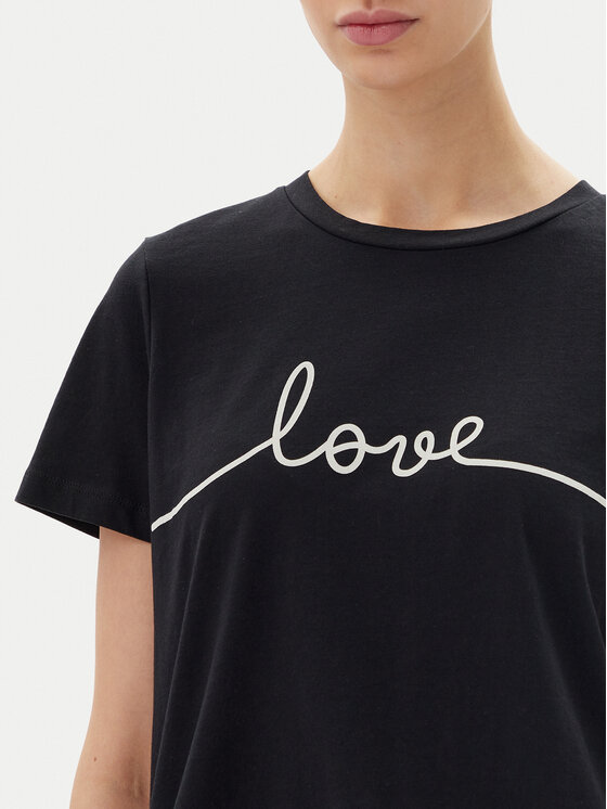 Vero Moda Vero Moda Футболка Kami 10332587 Чорний Relaxed Fit