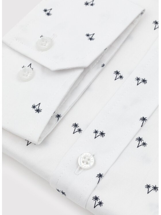 Pako Lorente Pako Lorente Koszula P24SN-1X-031 Biały Slim Fit