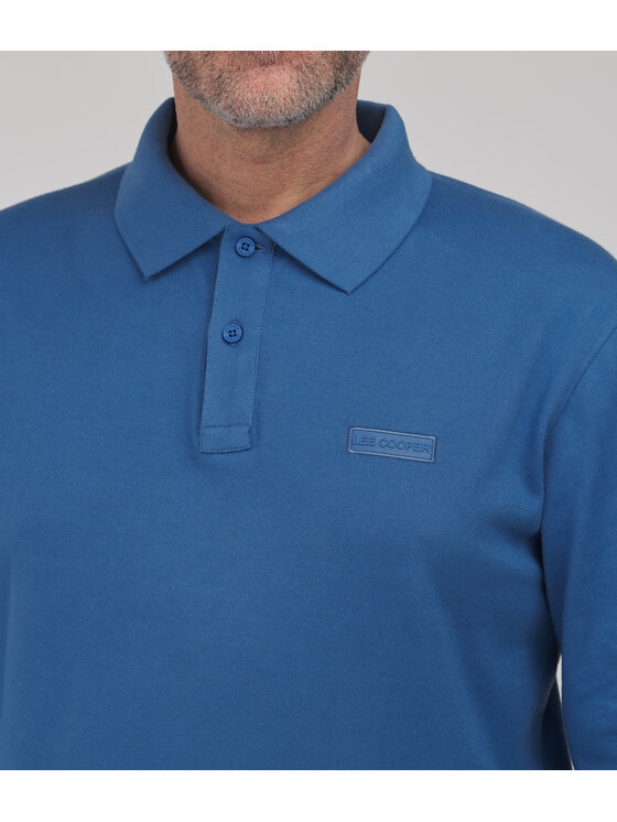 Lee Cooper Lee Cooper Polo MARIO Niebieski Regular Fit