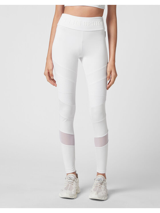 Plein Sport Plein Sport Legginsy 1697 Biały Active Fit