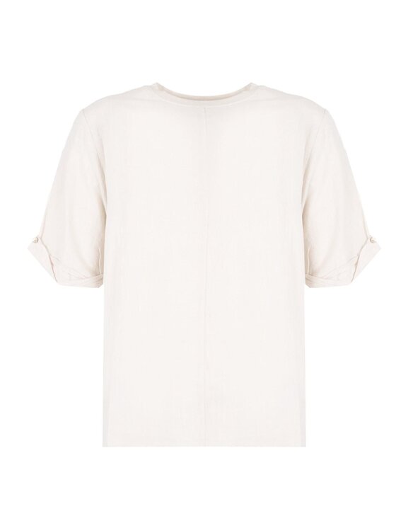 Xagon Xagon T-shirt P2308 2V6 3000 Écru Oversize