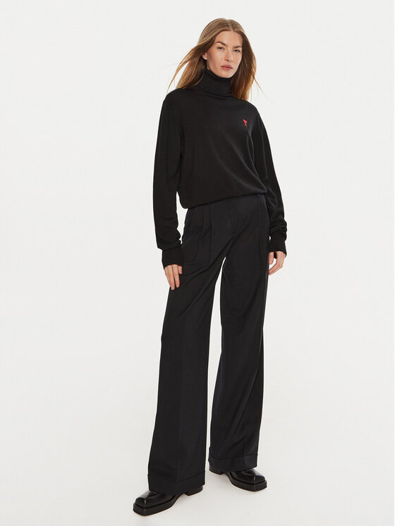 AMI Paris AMI Paris Dolčevita FKS411.KN0025 Crna Regular Fit