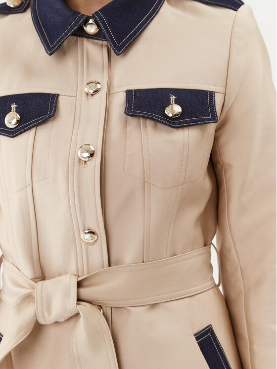 Morgan Morgan Tenchcoat 232-GOMER Beige Regular Fit