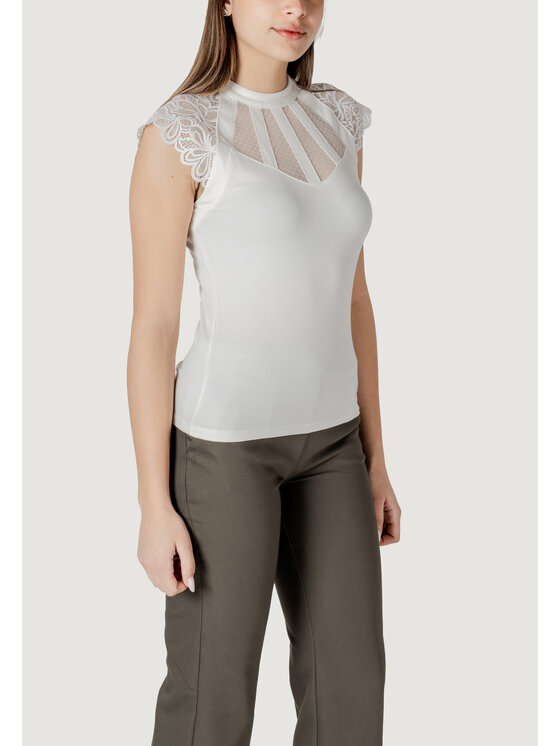 Morgan De Toi Morgan De Toi T-shirt 222-DEMANE Bianco Shirt Fit