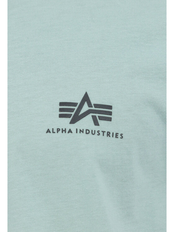 Alpha Industries Alpha Industries Tričko AI.188505-680-M Zelená Regular Fit