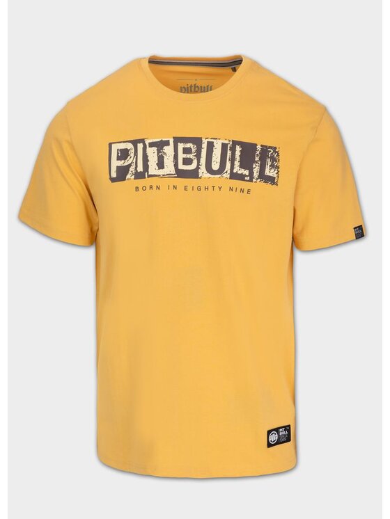PITBULL PITBULL T-Shirt BLACKY Żółty Regular Fit