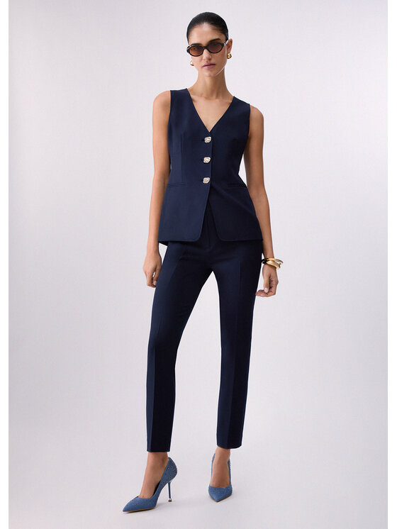 Liu Jo Liu Jo Gilet CA6222T2200P958B Azzurro chiaro Regular Fit