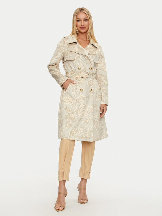 Guess Guess Тренч W4YL23 WE4T0 Бежевий Regular Fit