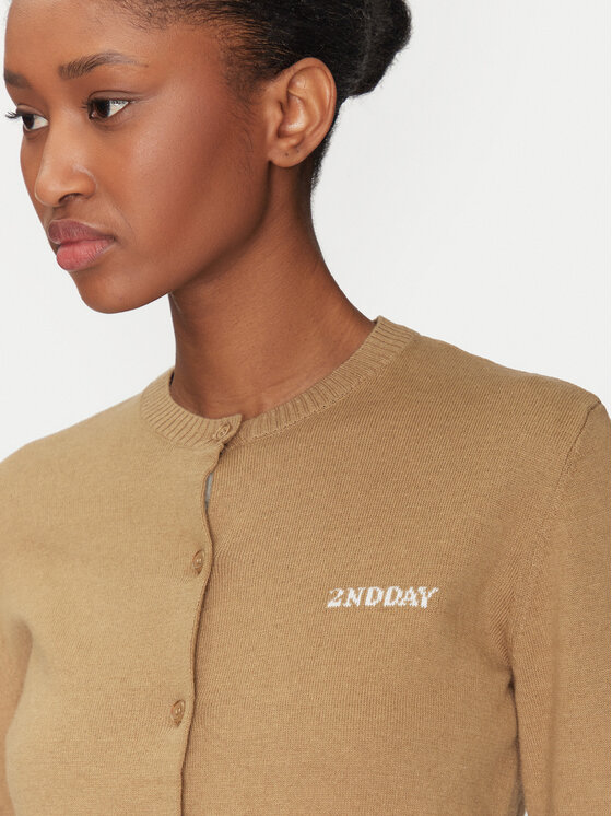 2NDDAY 2NDDAY Cardigan Vinny 2252341408 Bej Regular Fit