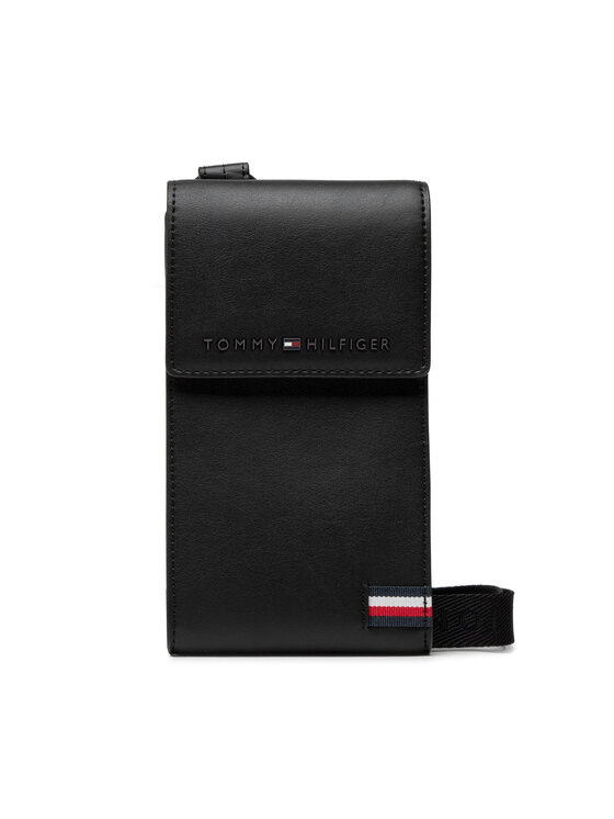 Tommy Hilfiger Etui za mobitel Th Cactus Phone Crossover AM0AM09400 Črna