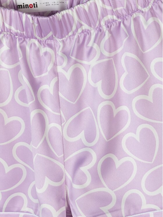minoti minoti Piżama 30PJ166 Fioletowy Regular Fit