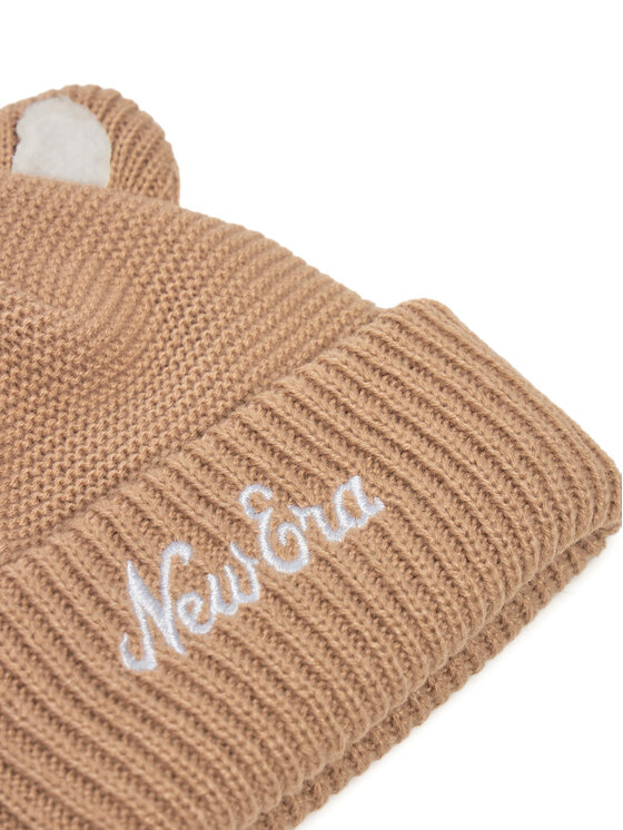 New Era New Era Čiapka Teddy Bear Ears Cuff Knit Beanie 60580794 Hnedá