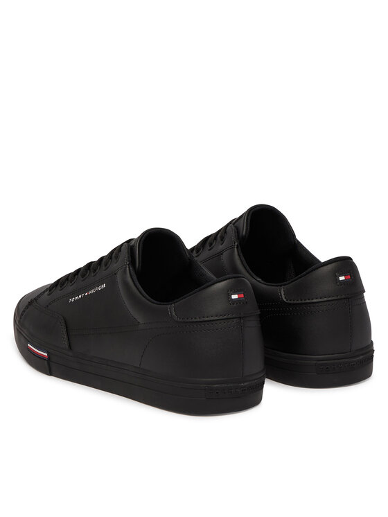 Tommy Hilfiger Tommy Hilfiger Tenisówki Vulc Core Rwb Long Lace Lth FM0FM05814 Czarny