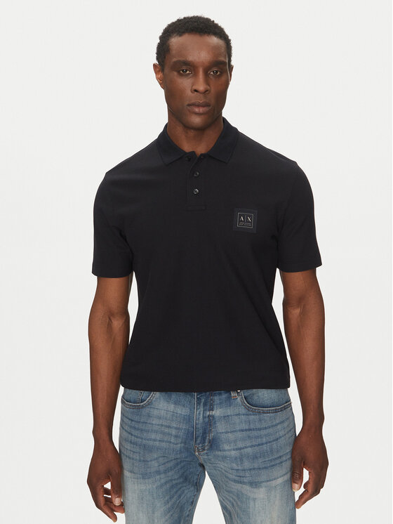 Armani Exchange Polokošeľa XM000356 AF12758 UB101 Tmavomodrá Regular Fit