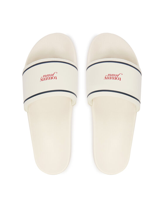 Tommy Jeans Tommy Jeans Şlapi Tjw Poolslides EN0EN02976 Alb