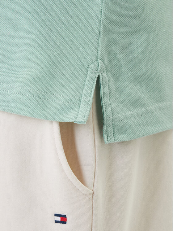 Tommy Hilfiger Tommy Hilfiger Polo särk 1985 MW0MW17771 Roheline Slim Fit