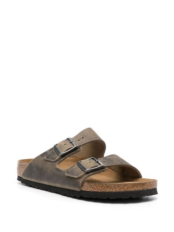 Birkenstock Birkenstock Sandały q-fla-144373 Zielony