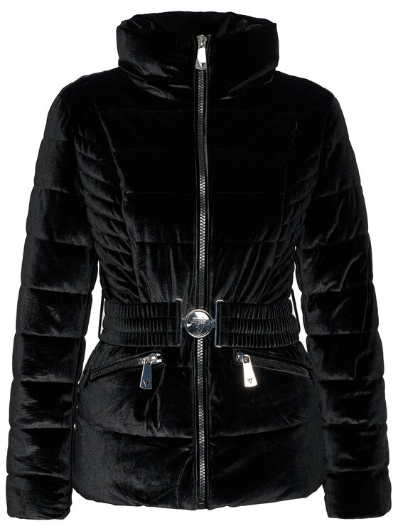 Guess Guess Télikabát Theodora W0BL0C WDAZ0 Fekete Slim Fit