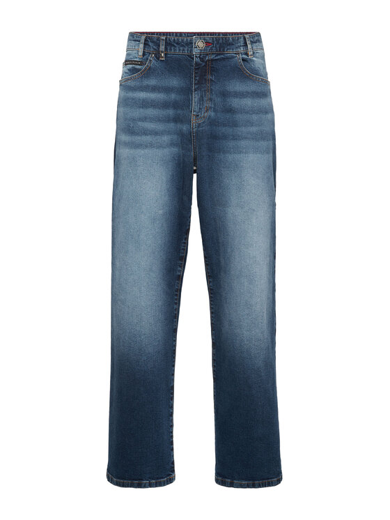 PHILIPP PLEIN PHILIPP PLEIN Jeansy 25901 Modrá Loose Fit