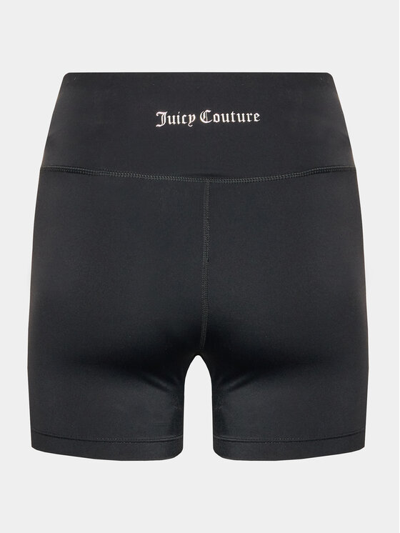 Juicy Couture Juicy Couture Szorty sportowe Liza JCSH222002 Czarny Slim Fit