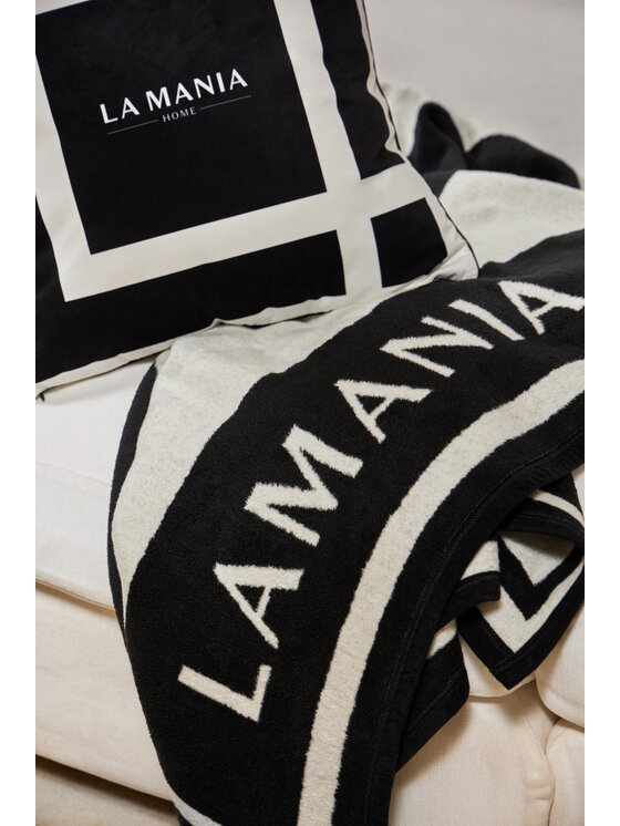 La Mania La Mania Koc Lari Stripes Czarny