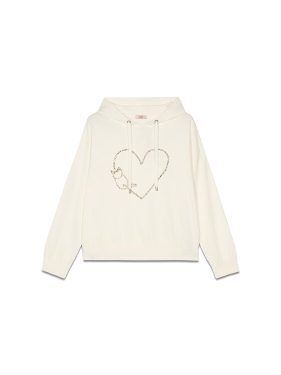 Oltre Oltre Cardigan M083J004809N011 Bianco Regular Fit