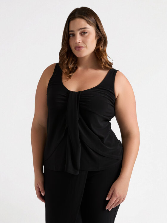 Fiorella Rubino Fiorella Rubino Top G095L008384N033 Czarny Regular Fit