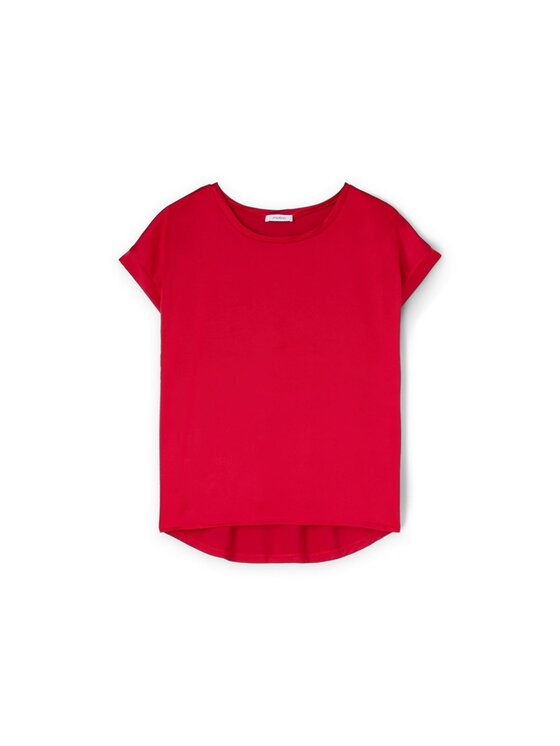 Motivi Motivi T-Shirt G063W603319N026 Czerwony Regular Fit
