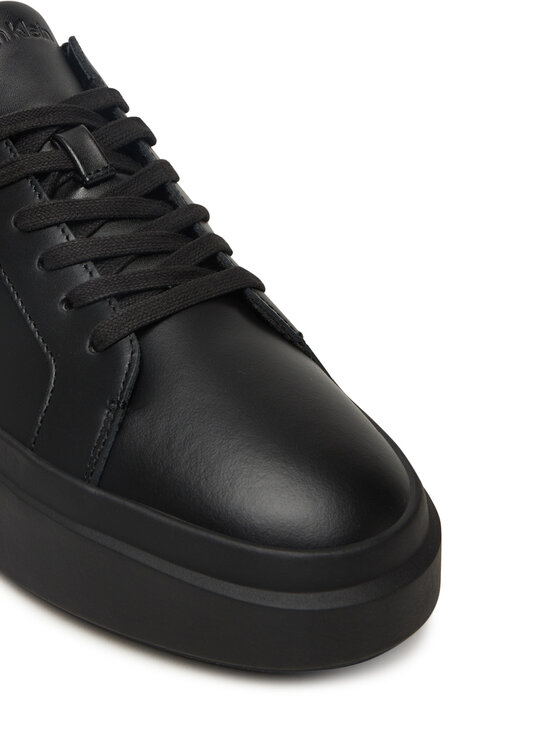 Calvin Klein Calvin Klein Laisvalaikio batai Chunky Cupsole Laceup Lth YM0YM01344 Juoda