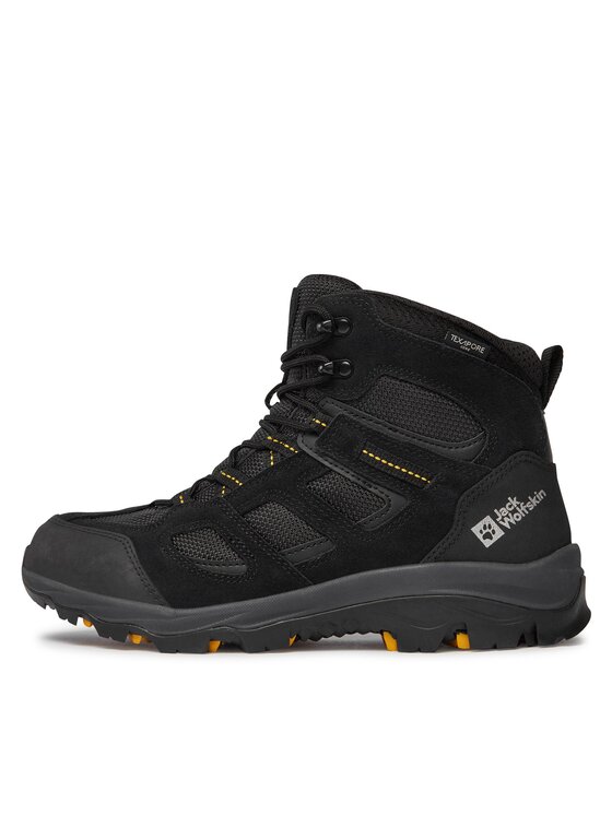 Jack Wolfskin Jack Wolfskin Trekking čevlji Vojo 3 Texapore Mid M 4042462 Črna
