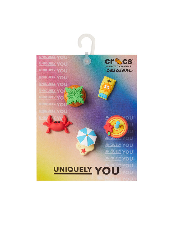 Accesorii pentru pantofi Crocs Beachy 5-pack 10014665 Colorat