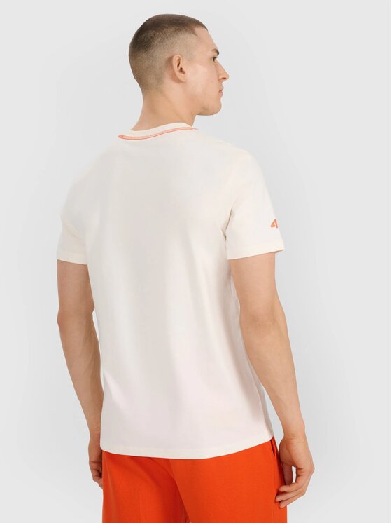 4F 4F T-Shirt BASKET Biały Regular Fit