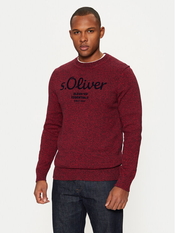 s.Oliver Pulover 2152697 Roșu Regular Fit | Modivo.ro