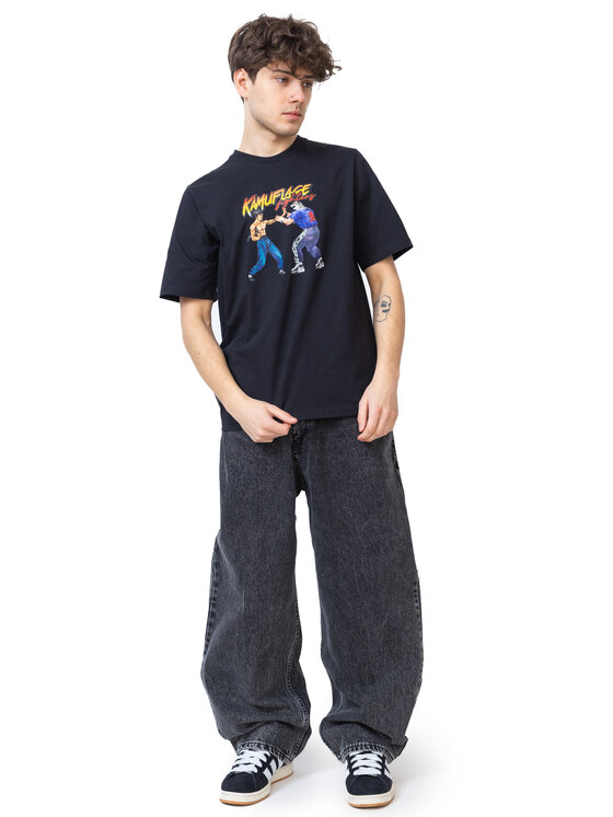 Kamuflage Kamuflage T-Shirt Endgame Czarny Oversize