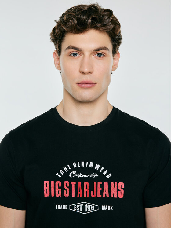 BIG STAR BIG STAR T-Shirt SERS Czarny Basic Fit