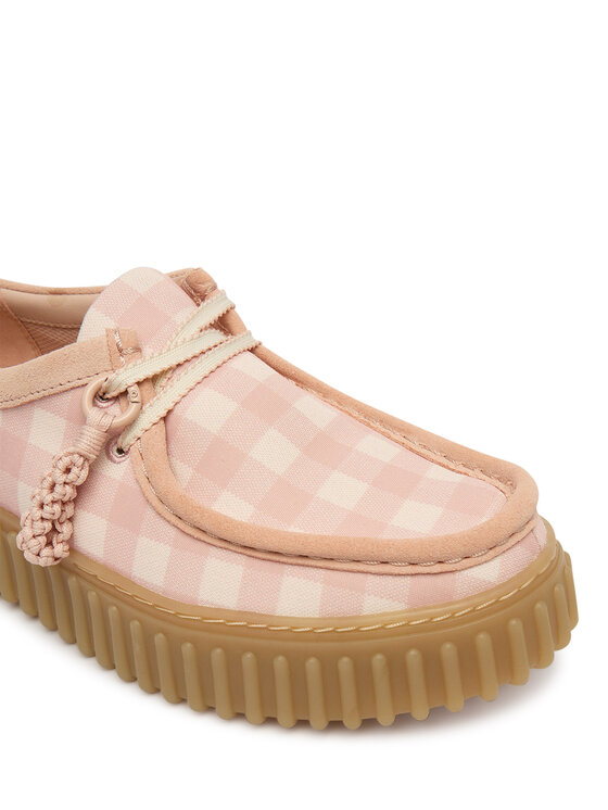 Clarks Clarks Półbuty Torhill Bee 26186298 Różowy