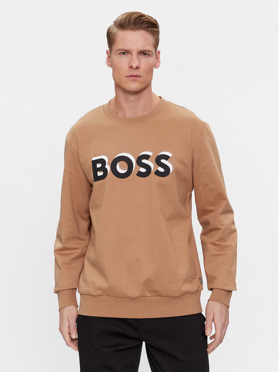 Boss Boss Bluza Soleri 07 50507939 Beżowy Relaxed Fit