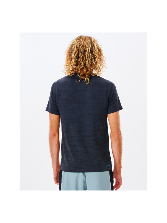 Rip Curl Rip Curl T-Shirt Vaporcool Seamless Tee Czarny Regular Fit